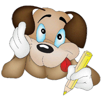 a back to school dog
